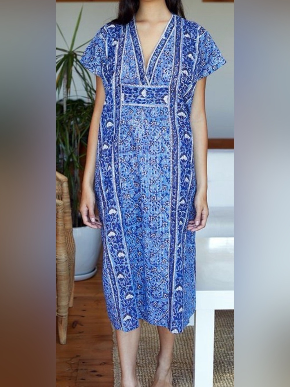 Emerson Fry India Collection Francina caftan. One size
